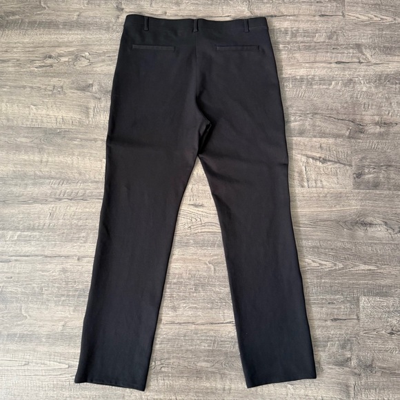 Quince Ultra Stretch Ponte Straight Leg Pants Black XL Tall 32 Inseam - Picture 3 of 12